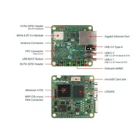 Radxa Cubie-A7S Allwinner A733 Placa de Desarrollo Octa-Core Edge-AI 3TOPS NPU LPDDR5 WiFi6 BT54 PCIe30 4K60fps