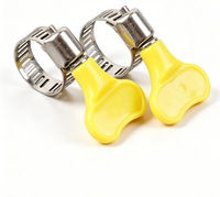 Collier de serrage demi-acier réglable de 3/4 pouce à 1-1/8 pouce (19-29 mm), adapté aux domaines mécaniques et de plomberie