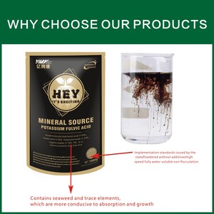 Acido umico fulvico polvere angelo Huang acido fulvico umico/acido fulvico fonte minerale granulare fertilizzante umato di potassio - Product Image 5