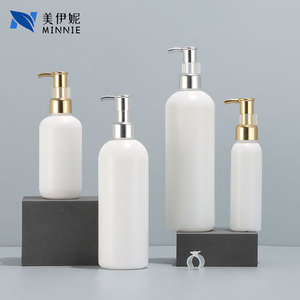 Minnie Cosmetic <b>Bottles</b> 120ml 200ml 400ml 450ml Press <b>Pump</b> Cylinder HDPE Plastic For Shampoo Shower Gel Lotion Serum - Product Image 2