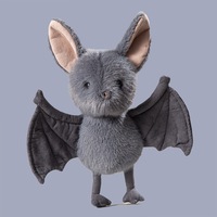 Peluche de chauve-souris grise tendance faite à la main pour Noël