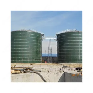 Acqua all'ingrosso del carro armato del generatore di elettricità del biogas del carro armato del digestore del biogas 1000m3 della fabbrica di Qingdao per i rifiuti