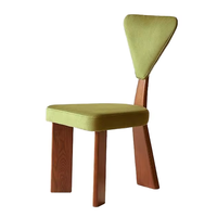 Wabi-Sabi Style lumière luxe nordique moderne Vintage maquillage/coiffeuse chaise en bois massif tissu salle à manger/café meubles de maison