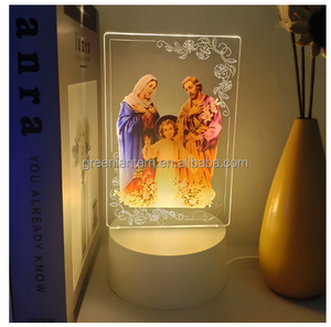 Religious Christian Souvenir Jesus 3D Lamp Novel Gift for Christians Led Night <strong>Light</strong> - Product Image 5