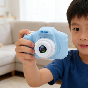 Caiyoule Taşınabilir Komik Çocuk Kayıt Kamerası HD Çocuk Dijital Kamerası 720P Kayıt Fonksiyonlu MOS Görüntü Sensörü Çocuklar İçin - Product Image 6