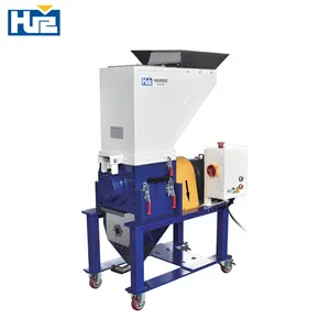 Huare Hgs350 Meerdere Beschermingsapparaten Lage Snelheid Plastic Rubber Tandenmolen Grinder Korrels Getande Roller Crusher Machine