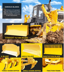 <span class=keywords><strong>Bulldozer</strong></span> de Cadena de Alta Resistencia de 160 HP HW16D, <span class=keywords><strong>Bulldozer</strong></span> Hidráulico de Alta Eficiencia para Construcción, Minería y Nivelación de Terrenos, Certificado CE ISO - Product Image 3