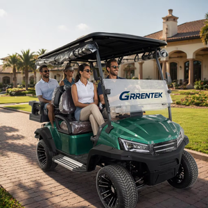 GRENTEK Carro de Golf Eléctrico de 4 Plazas, Carros Personalizados, Vehículo Eléctrico Automático, Certificado CE para Carreteras No Públicas - Product Image 3
