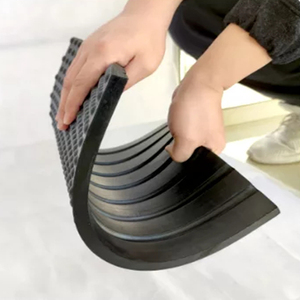 الصينية صديقة للبيئة الأسود تدليك درب الحصان الأرضيات البقر دواسة مطاطية - Product Image 3