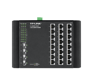 Commutateur PoE industriel géré TP-LINK TL-IS600P-24G4T couche 3, 28 ports Gigabit, 4 ports SFP+ 10G, pour caméras de sécurité et automatisation, garantie 1 an - Product Image 1