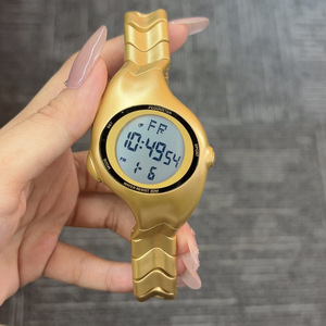 Reloj Digital Multifuncional de Moda con Pantalla LED Elíptica, Correa Acrílica Luminosa, Caja de ABS, Fecha Electrónica, Gran Venta - Product Image 4