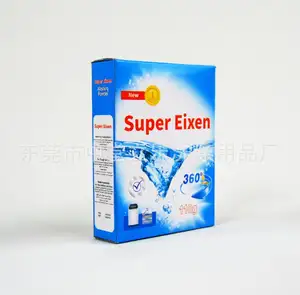 carton tray display laundry detergent washing powder packaging boxes printed custom paper box