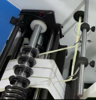 Machine de découpe semi-rotative pour étiquettes, machine de découpe automatique rotative pour codes-barres et adhésifs, alimentée par rouleaux de feuilles.
