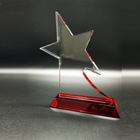 Trophée en cristal blanc de belle caractéristique unique de forme de nouveau design tasses trophée en verre cristal