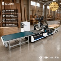 Ligne de production d'armoires de meubles en bois CA-1325 cnc machine d'emboîtage chargement automatique déchargement routeur cnc pour la cuisine