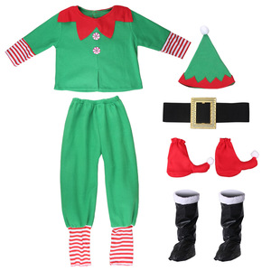 Costumi di Babbo Natale per bambini uomini e donne che eseguono abiti genitore-bambino abiti da Babbo Natale - Product Image 5