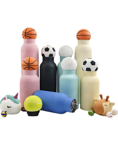 Sports Ball Lid Stainless Steel Vacuum Flask, 12-17-25oz Insulated <strong>Water</strong> <strong>Bottle</strong> for Basketball, Tennis, <strong>Golf</strong> Fans - Product Image 2