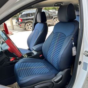 Fundas de Asiento de Coche Universales de Lujo de 9 Piezas de Cuero PU Impermeable para Sorento CR-V Odyssey Civic-Para Todas las Estaciones - Product Image 1