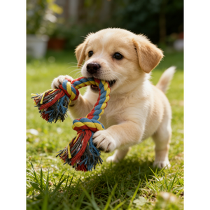 Giocattolo Interattivo Anti-Morso in Corda di Cotone per Cani - Product Image 2