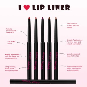 OCHAIN Kit <span class=keywords><strong>de</strong></span> lápiz labial mate delineador <span class=keywords><strong>de</strong></span> labios <span class=keywords><strong>de</strong></span> larga duración superventas con lápiz labial líquido mate Etiqueta Privada juego <span class=keywords><strong>de</strong></span> maquillaje Libre <span class=keywords><strong>de</strong></span> crueldad - Product Image 3