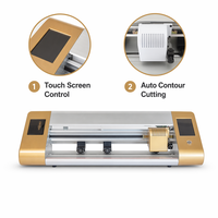 Plotter de Corte de Vinilo Industrial TT450 de 17.7 Pulgadas, Pantalla Táctil con Contorno Automático, Máquina de Corte de Papel de Alta Precisión, Impresión por Sublimación