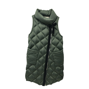 Venta al por mayor <span class=keywords><strong>sin</strong></span> mangas <span class=keywords><strong>chaqueta</strong></span> de <span class=keywords><strong>cremallera</strong></span> de las mujeres chaleco Chaleco con Cuello de piel para damas - Product Image 1