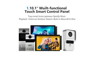 2025 yeni 10.1 "Tuya akıllı ev kontrol sistemi WiFi dokunmatik ekran Zigbee Hub ağ geçidi BLE In-wall merkezi paneli - Product Image 5