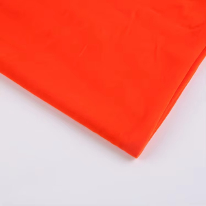 Matériaux vestimentaires coréens de qualité supérieure, tissu en velours teinté micro 9000 5000 100% polyester orange vif - Product Image 6