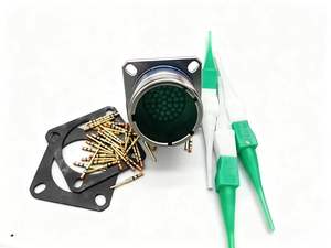 26 Pin D38999/24WE99PN elektrik dairesel konnektör kadmiyum kaplama 500 saat tuz sprey yüksek dayanıklılık endüstriyel mukavemet - Product Image 5