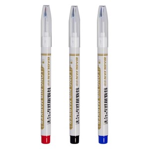 Baolian Long Tip Oil-based Marker Pen 10mm Waterproof Permanent Ink For Construction Carpentry Deep Hole Marking - Product Image 2
