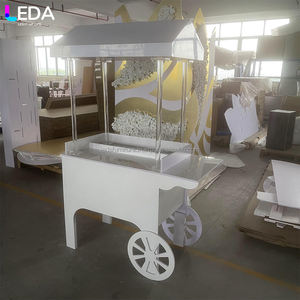LEDA 2025 Best-Selling Customized PVC Champagne <b>Car</b> Party <b>Wedding</b> Event Supplies with Wheels - Product Image 2