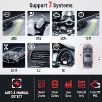 Escáner de Diagnóstico Automotriz THINKCAR Thinkscan S7 Plus OBD2 Original, Lector de Códigos S7 ABS SRS AC BCM, EPB ADBLUE ODB OBD 2