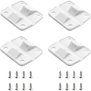 Plastic Hinges For Insulated Boxes <b>White</b> PP Material Surface Mount Durable Minimalist Design 5.7x5 Part Number - Product Image 5