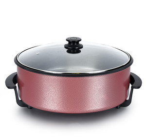 Venta al por mayor de alta calidad Venta caliente GS CE ROHS CB certificado ronda eléctrico profunda <span class=keywords><strong>pizza</strong></span> pan - Product Image 4