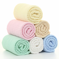 Couverture d'emmaillotage pour bébé et tout-petit de bonne qualité, respirante, douce pour la peau, en coton de bambou tricoté, 200TC, écologique, 120x120cm