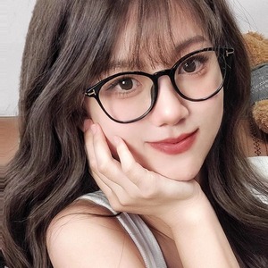 Tr Cat Eye Eyeglasses <b>Frames</b> Full Rim Solid <b>Black</b> Lightweight Anti Uv For Women Vision Correction 2024 - Product Image 1