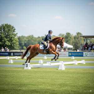 Navy blu corso numero per horse show jumping horse show salta (1-15,2A,2B,1C) - Product Image 3