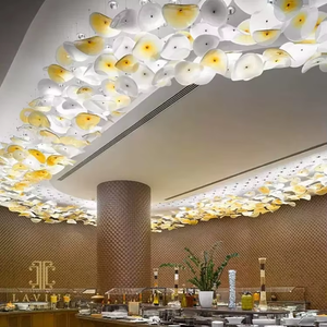 Lampes de couloir, Décoration de villa, Lustres LED de luxe pour mariage, Luminaires suspendus pour hôtel, Suspensions modernes, Luxe moderne - Product Image 3