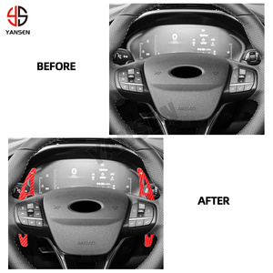 2 Piezas de Extensiones de Palanca de Cambios para Volante de ABS, Accesorios Interiores para <span class=keywords><strong>Ford</strong></span> Focus, Escape, <span class=keywords><strong>Kuga</strong></span> 2016-2020, EVOS <span class=keywords><strong>2022</strong></span> - Product Image 5