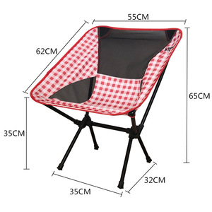 Silla Plegable Portátil Ligera para Playa, Senderismo, Pesca, Camping, Mini Silla Plegable Tipo Luna - Product Image 2