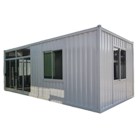 Portable De Luxe 2 Chambres À Coucher Structure En Acier Maison Préfabriquée De Luxe Mobile Living Camper Caravan