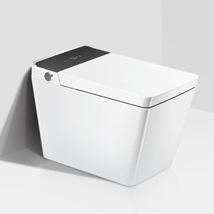مرحاض ذكي مربع بمستشعر تلقائي أنيق ، مراحيض ذكية من الخزف والسيراميك - Product Image 1
