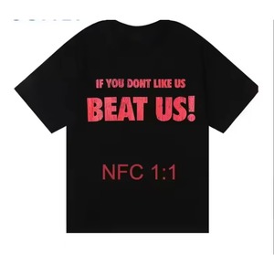 T-shirts NFC Hell de qualité supérieure, vêtements pour hommes, streetwear Y2K, t-shirts personnalisés, 100% coton, t-shirts imprimés vintage avec des étoiles pour hommes - Product Image 4