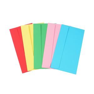 Foska ซองการ์ดเชิญงานวันเกิด8สีมาการองกระดาษต้นฉบับมีกาวในตัวบัตรของขวัญ - Product Image 1