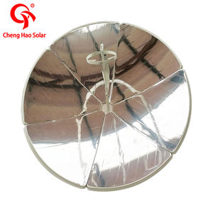 <span class=keywords><strong>Four</strong></span> <span class=keywords><strong>solaire</strong></span> parabolique écoénergétique de 1,5 m de diamètre, foyer de 28 cm, 1500 W, en tôles d'aluminium anodisé brillant, avec boîtier de combinaison PV domestique - Product Image 4