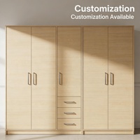 Armoire de chambre moderne sur mesure, style européen, placard de rangement, dressing pour projets résidentiels, hôteliers et de villas, vente en gros