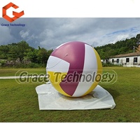 Ballon géant gonflable de volley-ball de plage pour jeu de défi et fête sur la plage