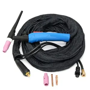 WP-17FV 3m 200 Amp Tig Torch Air Cooled Tig Welding Torch Flexible Head Torch Valve for 180A-220A TIG Welding Machine