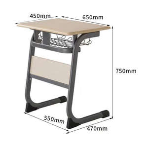 Muebles <span class=keywords><strong>de</strong></span> aula <span class=keywords><strong>de</strong></span> madera <span class=keywords><strong>de</strong></span> dos plazas <span class=keywords><strong>de</strong></span> alta calidad, 2 asientos, escritorio <span class=keywords><strong>y</strong></span> silla para estudiantes <span class=keywords><strong>de</strong></span> escuela Doble - Product Image 5