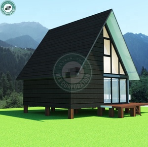 Casa de Techo a Dos Aguas de 36 m², Adecuada para una Habitación, Pequeña Casa de Vacaciones, Cabañas y Moteles con Techo Panorámico - Product Image 3